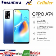 HP OPPO A74 RAM 6/128 GB - OPPO A74 6/128 GB GARANSI RESMI