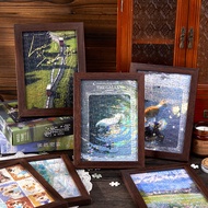 Adult Puzzle 108 Piece Gift Box/Puzzle Casual/Equipped with High-value Wooden Photo Frame/Exquisite 