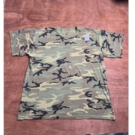 (Size 2XL) Authentic American Military T-Shirt US Army Navy Air Force USMC Camouflage Pattern Screen