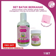 Ummialya Set Batuk Berkahak (Garlic Balm 30G + Lemon Head to Toe Wash 100ML) with FREE GIFT totsnmom
