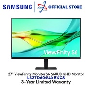 SAMSUNG LS27D604UAEXXS 27" VIEWFINITY S60UD MONITOR (27" IPS QHD / 5MS / 100HZ / HD MI + DP + TYPE-C