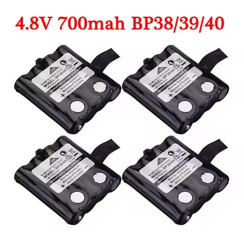 4.8v 700mAh NI-MH Battery For Uniden Radio BP38 BP39 BP40 BT-1013 GMR For MOTOROLA TLKR4 T4 T5 T6 T7