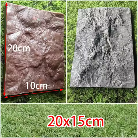 Cement rock texture mold is used for concrete, suitable for park roads, wall texture DIY, and artifi