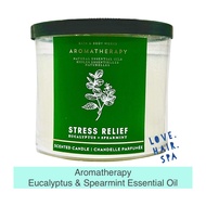 SG Stock ⭐️ EUCALYPTUS SPEARMINT Bath & Body Works 3-Wick Scented Candle Home Fragrance Bath Bodywor