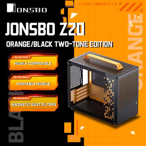 JONSBO Z20 Portable Side View Office Gaming Small Case Glass Side View 20L TYPE-C Support MATX Mothe