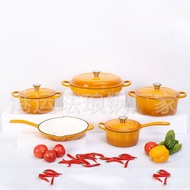 Periuk Enamel Besi Tuang 22cm Periuk Sup Periuk Rebus Enamel Periuk Sup Periuk Sup 24CM Periuk Tidak