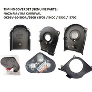 TIMING COVER SET (GENUINE PARTS) NAZA RIA / KIA CARNIVAL / OK9BV-10-500A /5B0B /5F0B / 540C / 550C /