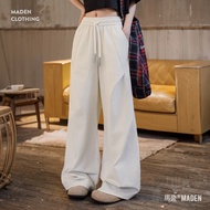 IBUY Cleanfit Pleated Pants - Lightweight & Flowy Design for Women