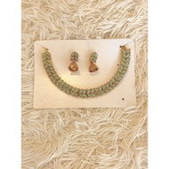 Indian jewellery set (Sage/Pistachio)