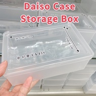 Daiso Storage Case Storage Box Medium Simple Case With Lid