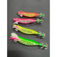 2.0 SEAWOOD LUMINOUS CANDAT MAYAT SQUID HOOK (5pcs in one set)