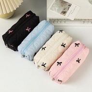 Japanese-style Bow-knot Portable Pencil Case For Women, Cute Clutch Bag, Makeup Bag C0p6
