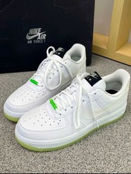 🎉全新有盒Nike Air Force 1 have a nike day 夜光 低幫板鞋 女款 白綠