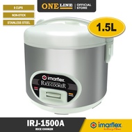 ONELINE l Imarflex IRJ-1500A Multi-function Electronic Rice Cooker 1.5liter 8 cups (Stainless)