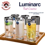 Luminarc Octime hightball 280ml 6pcs glass set