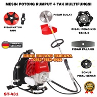 MESIN POTONG RUMPUT 4 TAK GX-31 MODEL HONDA MERK STARKE MULTIFUNGSI