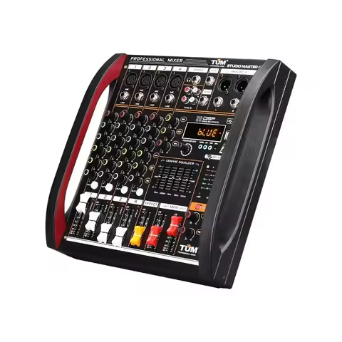 4 / 8-channel Mixer DSP Reverberation Effect Professional Bluetooth USB Audio Mixer Balance Family K