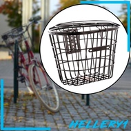 [Hellery1] Bike Basket Convenient Accessories Lightweight Portable Front Frame Bike