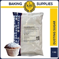 KBI Dusting Sugar Halal  1kg /Snow Powder/Donut Dusting/Salutan Bomboloni/ Serbuk Gula Salji