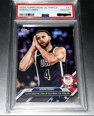 PSA 10 Stephen Curry 27 2024 Topps Now Olympics curry card