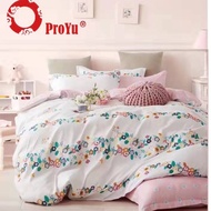 PROYU FITTED BEDSHEET 7IN1 WITH COMFORTER SET