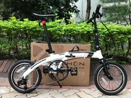 白色 Dahon 變速 交收完成 DAHON MU SL D9 PAA693 9速 16吋鋁合金 折叠車