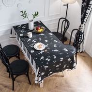 Yimanqiyun Piano Printing Black White Tablecloth Tablecloth Picnic Cloth White Paper Background Clot