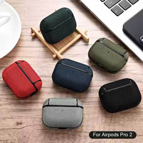 For AirPods Pro 2 Case Wireless Headphone Cover Waterproof Nylon PC Earphone Cases For Apple Air Pod