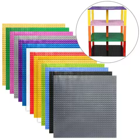 Baseplate 32x32 Dots Double Sided Building Blocks Bricks Classic Base Plate Compatible Standard Bric