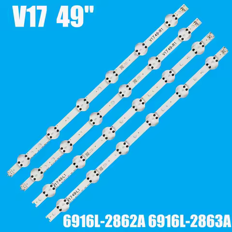 LED strip For 49" V17 ART3 TV 49UJ675V 49UJ676V 49UJ634V 49UJ670V 49UJ655V 49UJ6565 6916L-2862A 6916