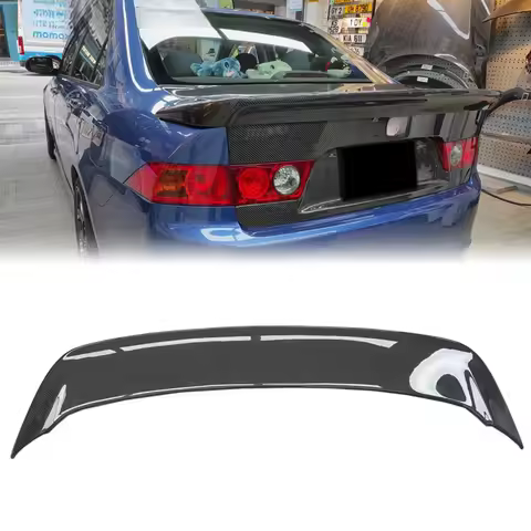 For Honda Accord Euro R CL7 Type-S CL9 2003-2007 Car Rear Carbon Fiber Ducktail Spoiler