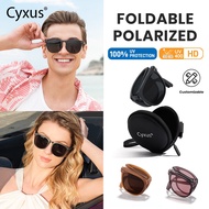 Cyxus Polarized Foldable Sunglasses for Women Men Folding Sun Glasses Frame UV400 Eyeglasses 1019