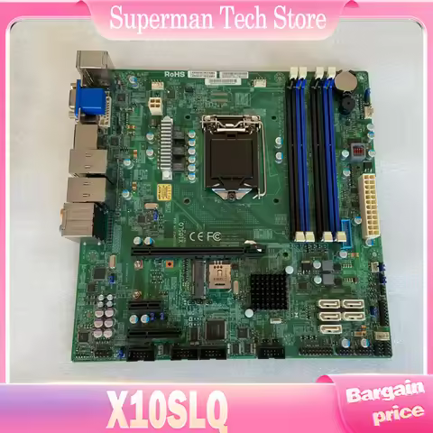 For Supermicro Server Motherboard 4th Gen. Core i7/i5/i3 DDR3 non-ECC LGA1150 X10SLQ