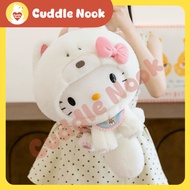 【Cuddle Nook】West Highland KT Cat Plush Toy Hello Kitty Doll Cat Pillow Large Doll 35cm,42cm,50cm,62