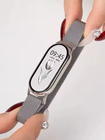 Strap For xiaomi Mi Band 9-8 global version accessorie Milanese Loop Replacement belt bracelet pulse