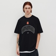 FPA Retro Badge Letter Print Short-Sleeved T-Shirt Casual All-Match