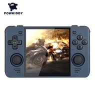 Powkiddy Consoles Portable Handheld Game 4.0-inch IPS 720*720 High-clear Screen Open Source System Game Console Support Mainstream 64-bit 3D Simulators Rechargeable Long Battery Life Play on TV Portable Gaming Player 16G+128G