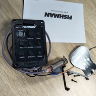 Equalizer Fishman Mic Blend Pre-amp gitar akustik berkualitas Pre-amp Fishman gitar akustik elektrik