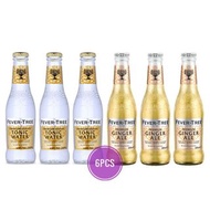 Fever Tree 湯力水 加 薑汁汽水 各3支 共6支 Tonic Water Ginger Ale 高品質Mixer 溝酒淨飲均適宜 [現貨]