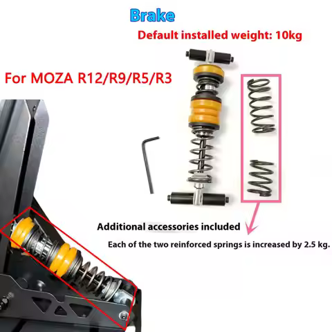 Simulated Racing Game Modification Pedal Clutch Throttle Brake Hydraulic Spring Damper Mod Kit For M