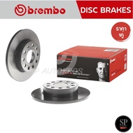 BREMBO จานเบรคหลัง VW Scirocco (2.0 TSI) 08- / 256MM รหัส 08 9488 11 / ราคา 1คู่