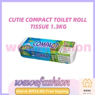 CUTIE 2-Ply Compact Toilet Roll Tissue (10pcs X 8000'S)