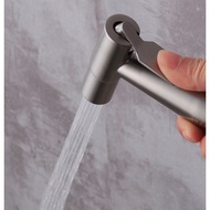 [SG Seller] Stainless Steel Bidet Spray Head Toilet Bidet Rinse Water Hose Pipe Water Pipe Plumbing 