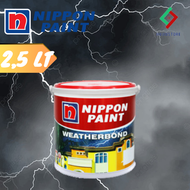 NIPPON PAINT WEATHERBOND 4KG WEATHER BOND 2,5LT CAT TEMBOK EKSTERIOR