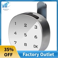 Smart White Electronic 8-Digit Password Tongue Lock Iron Combination Cabinet Lock