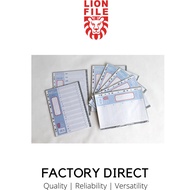 LIONFILE A4 12 tab Index Dividers 0.13mm PP Numbered 1set/pack