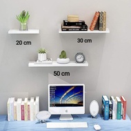 Wall shelf / Wall shelf 20 cm 30 cm 50 cm contains 3 pcs