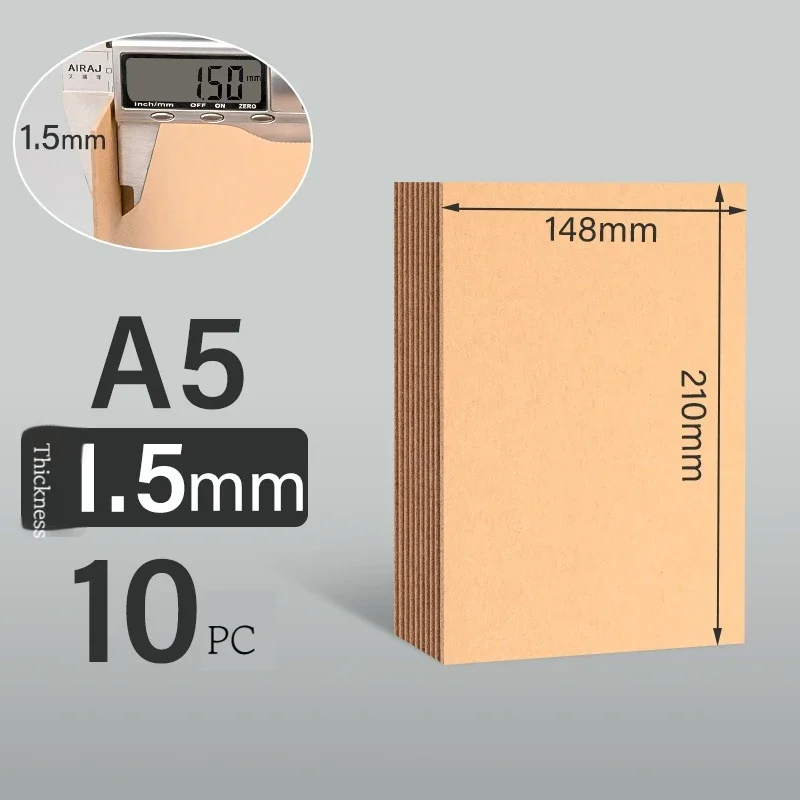 A3/A4/A5 White Thicked Kraft Paper Hard Cardboard 5/10pcs Diy Handmake Card Making Craft Paper Chipb
