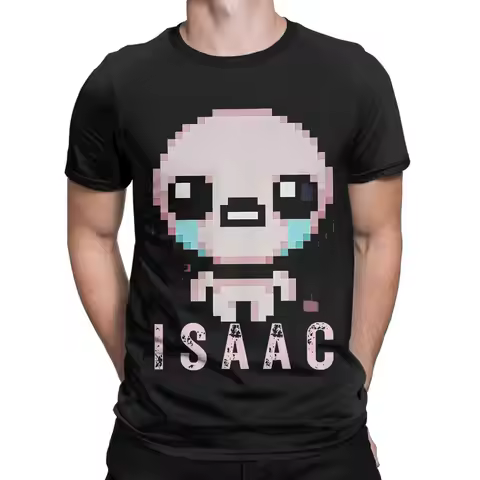 The Binding Of Isaac T-Shirts for Men Women Funny 100% Cotton Tee Shirt Crew Neck Short Sleeve T Shi