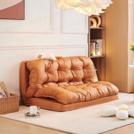ST-🌊Lazy Sofa Reclining Sleeping Bed Lazy Bone Chair Bedroom Double Tatami Single Sofa Bed Folding Small Sofa NXJJ